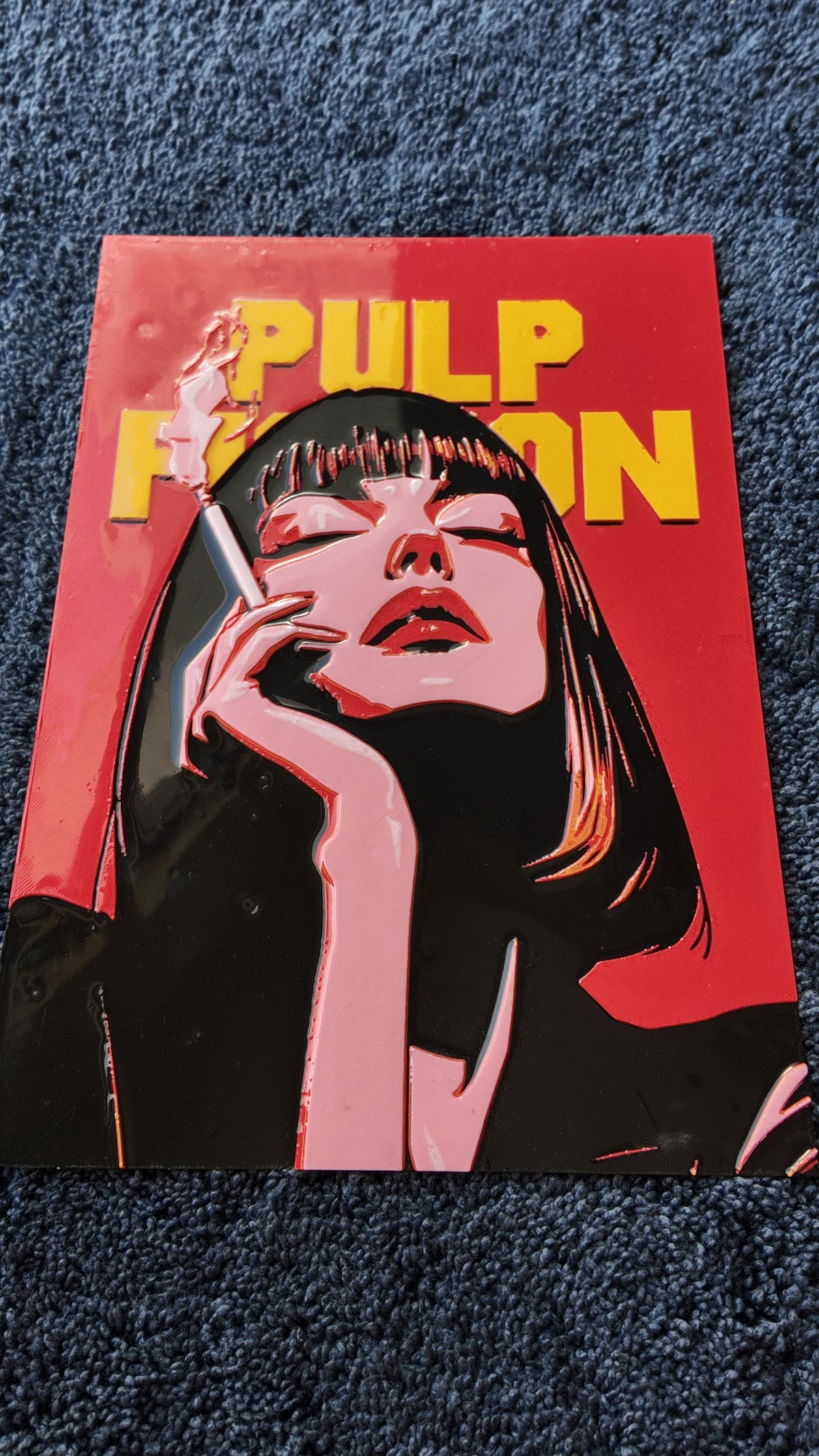 Pulp Fiction – Mia Wallace 3D Wall Poster