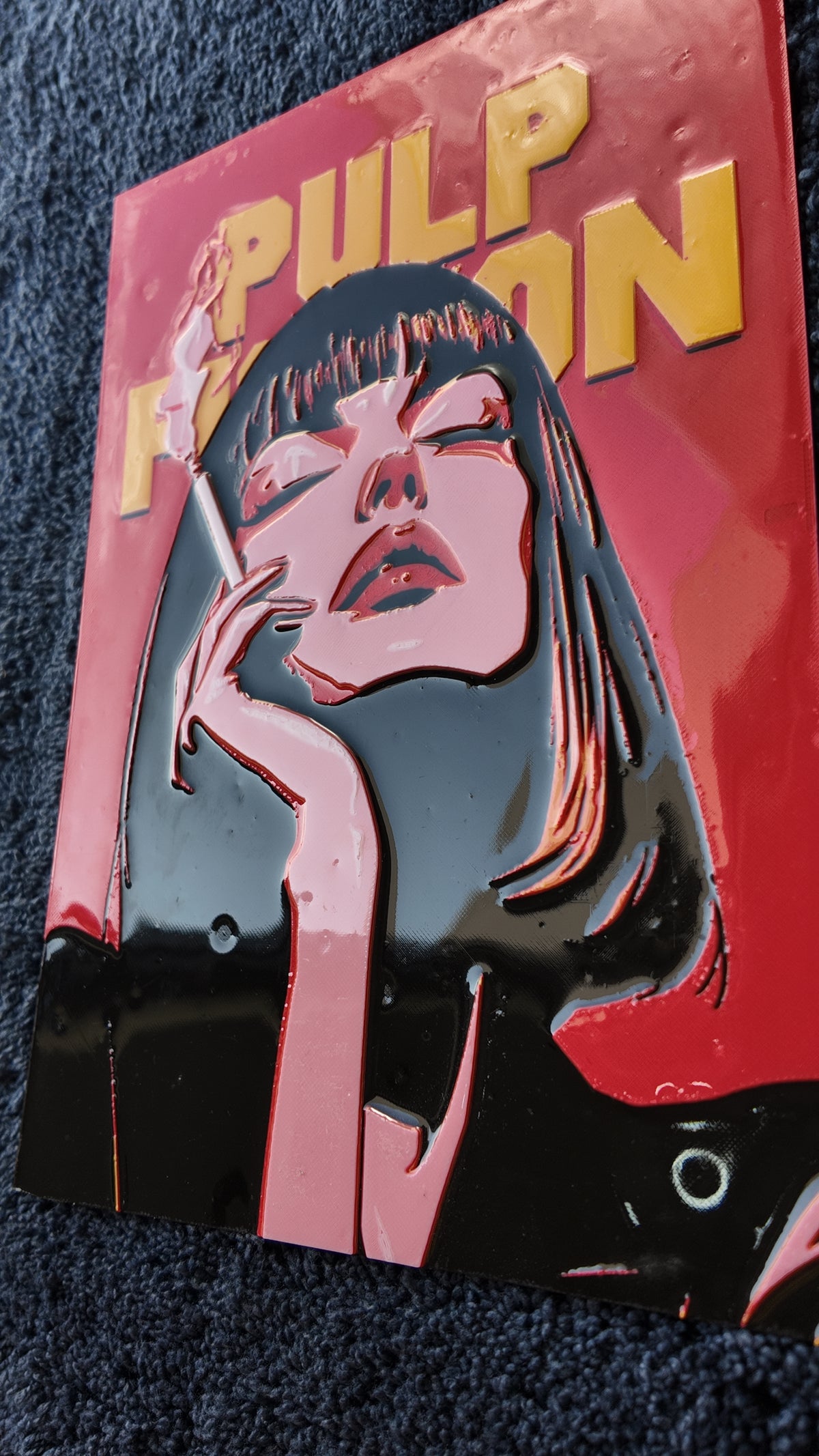 Pulp Fiction – Mia Wallace 3D Wall Poster