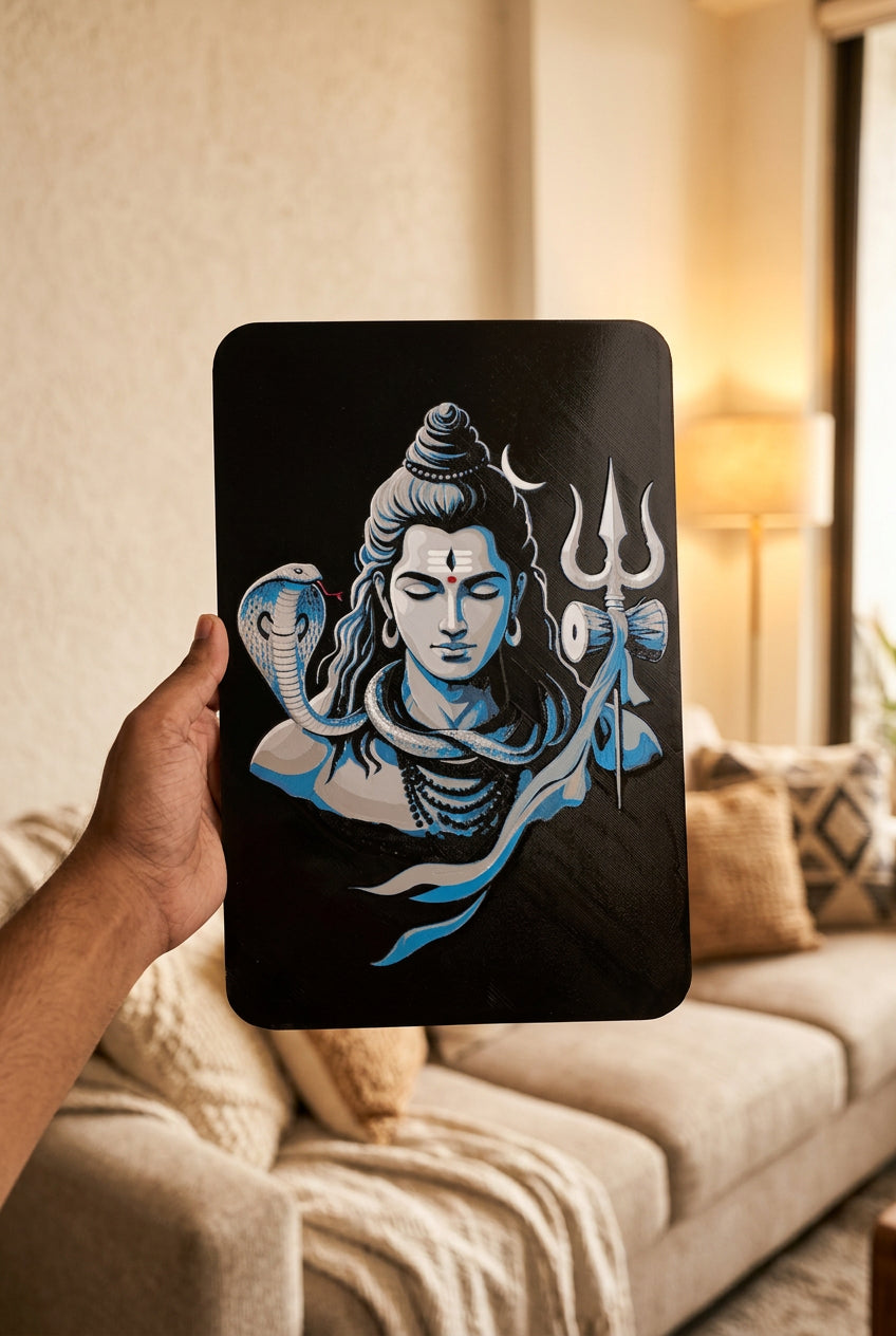 Lord Shiva – Spiritual 3D Wall Poster