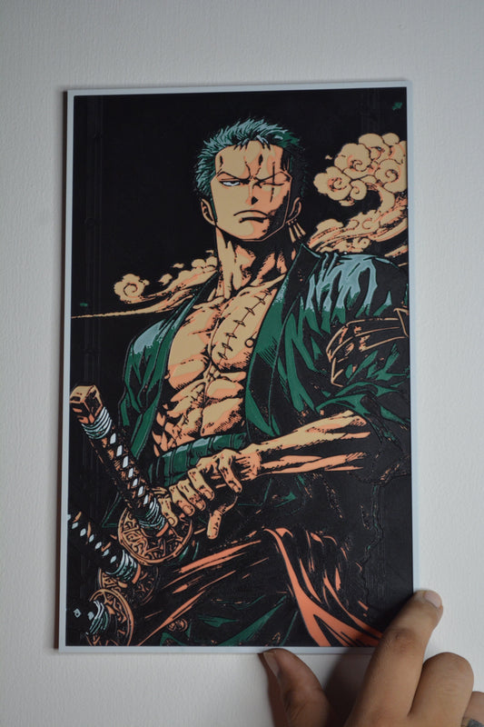 Roronoa Zoro- One piece Anime Wall Poster