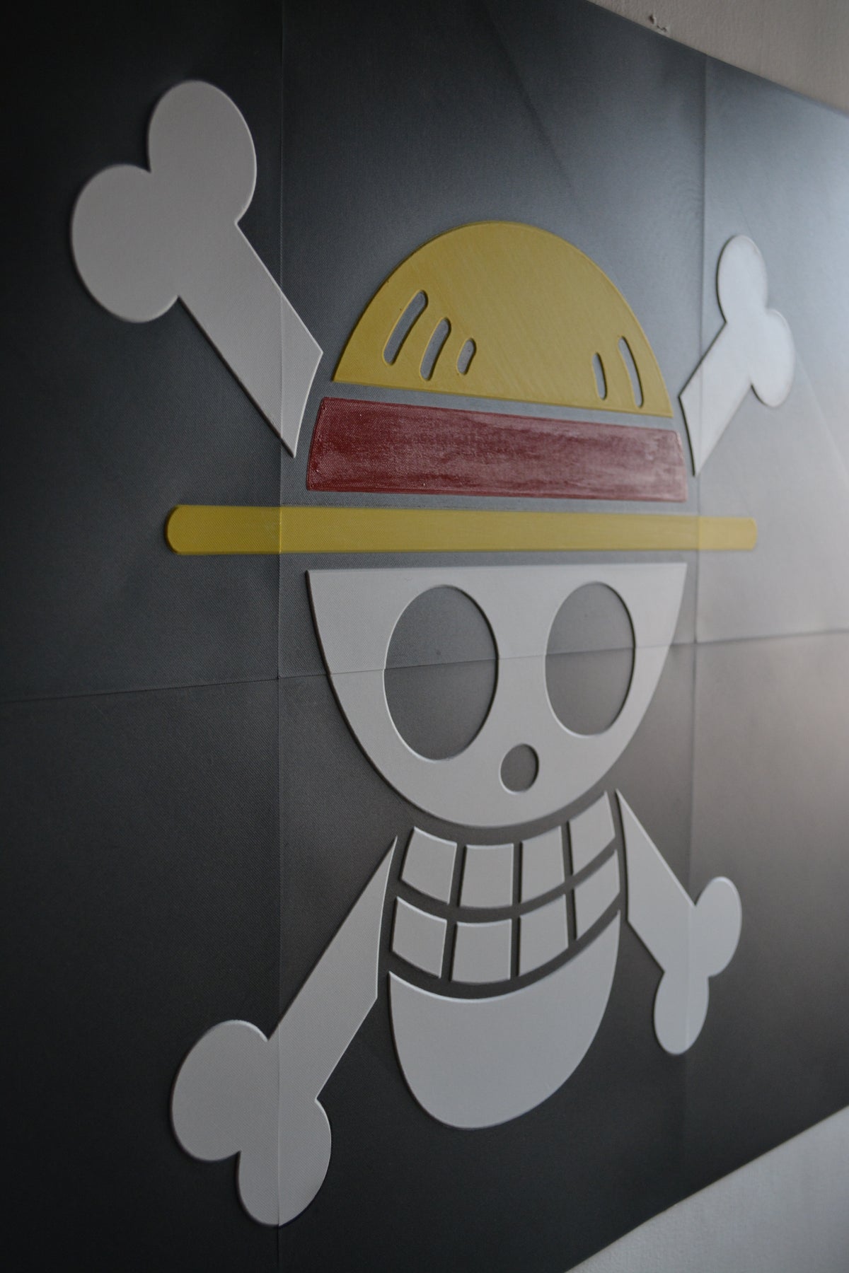 Mugiwara Flag – One Piece 3D Wall Poster (6-Tile Set)