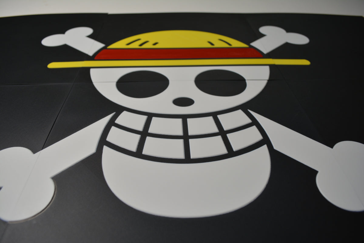Mugiwara Flag – One Piece 3D Wall Poster (6-Tile Set)
