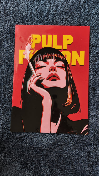 Pulp Fiction – Mia Wallace 3D Wall Poster
