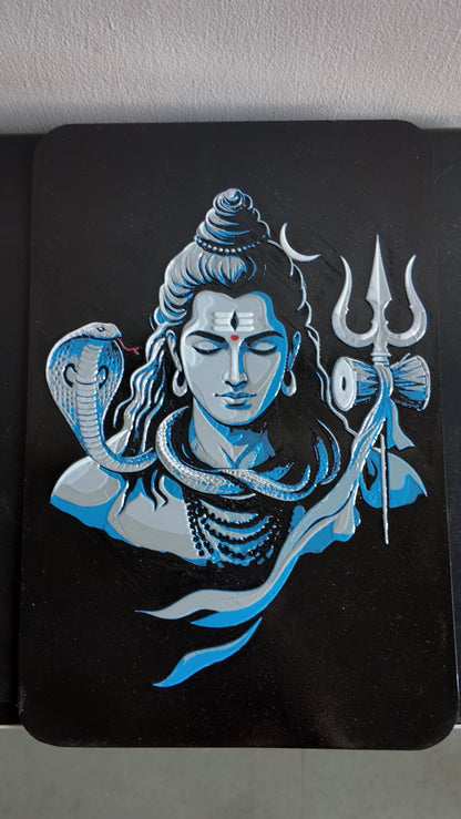 Lord Shiva – Spiritual 3D Wall Poster
