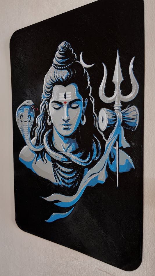 Lord Shiva – Spiritual 3D Wall Poster
