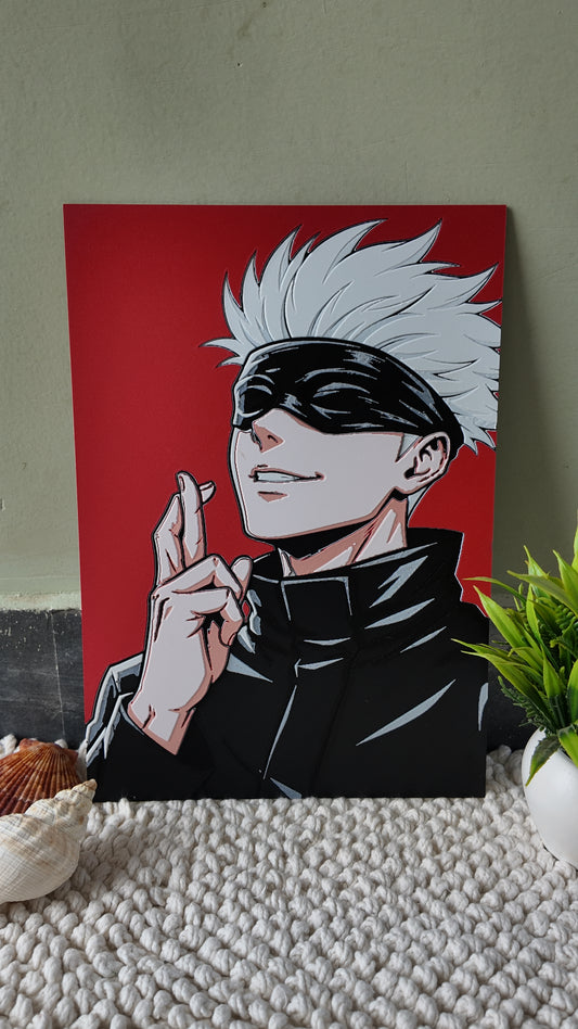 Gojo Satoru – Jujutsu Kaisen Anime Wall Poster