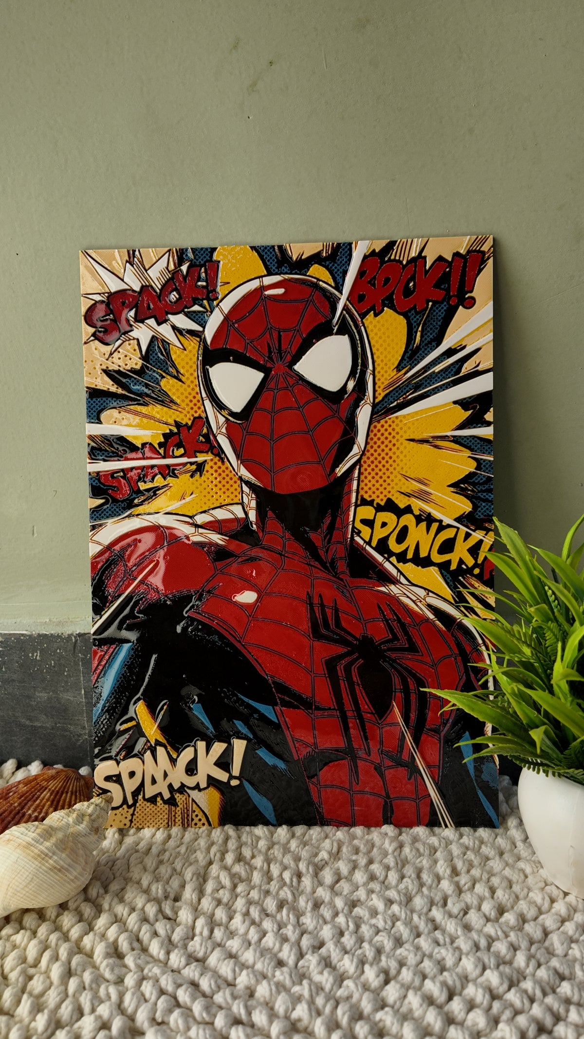 Spider-Man – Comic Pop Art 3D Wall Poster