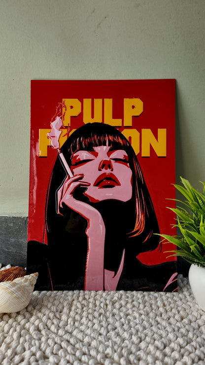 Pulp Fiction – Mia Wallace 3D Wall Poster