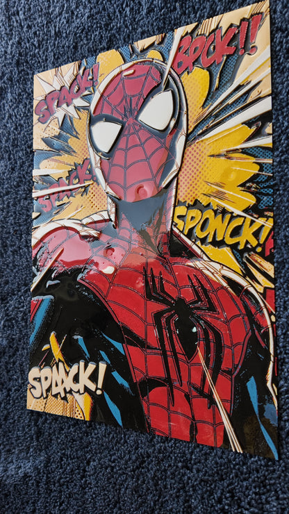 Spider-Man – Comic Pop Art 3D Wall Poster