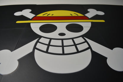 Mugiwara Flag – One Piece 3D Wall Poster (6-Tile Set)